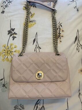 Kate Spade Quilted blush Pink Chain-Handle Shoulder Bag - Designer Style